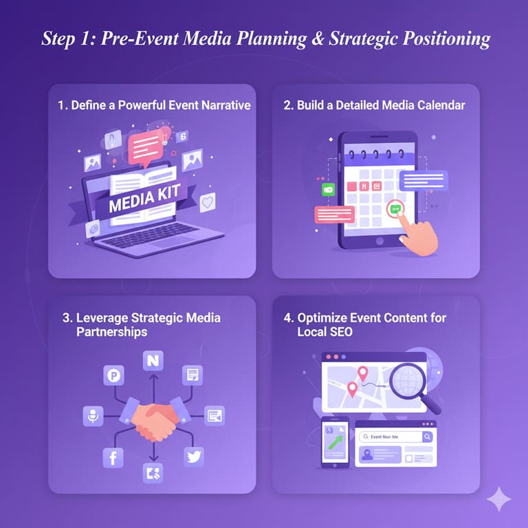 Pre-Event Media Planning & Strategic Positioning