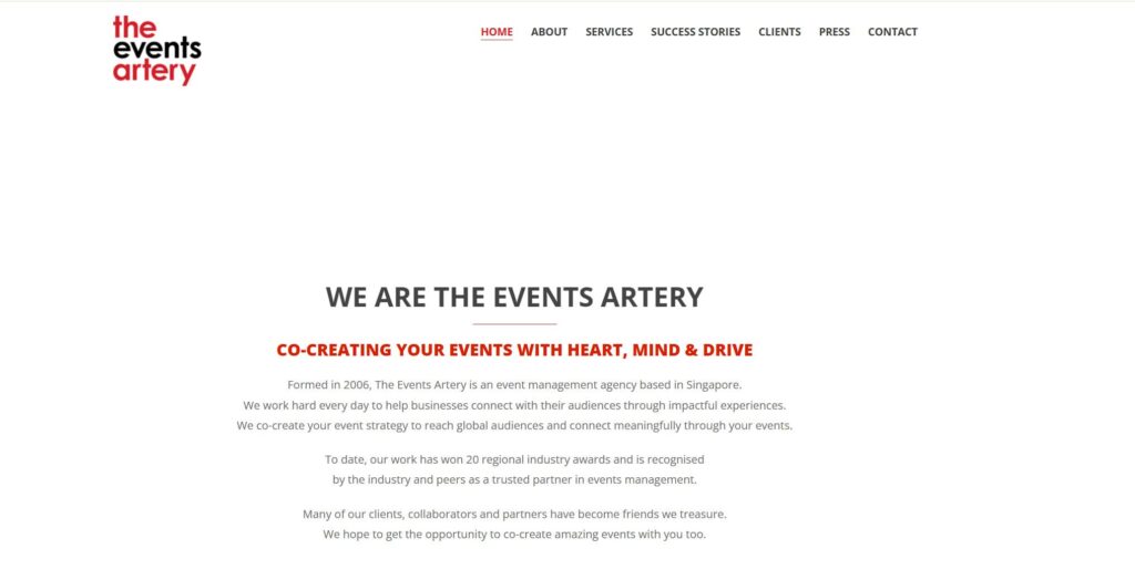 The Events Artery